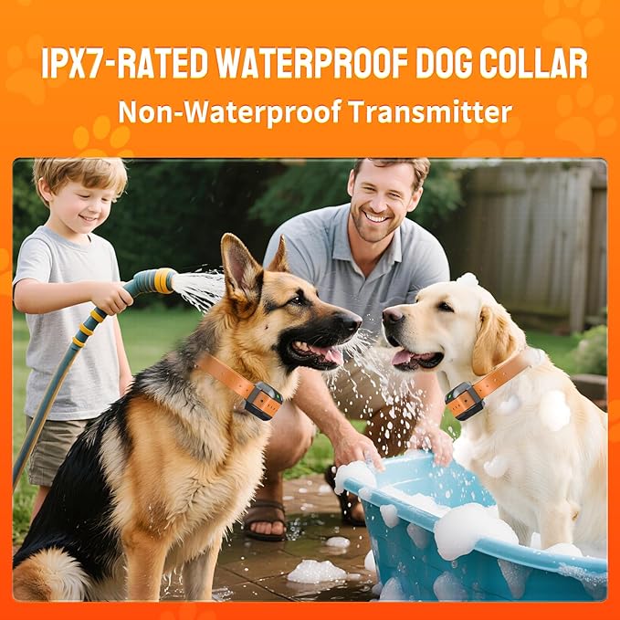 2025 New Model 3-in-1 Wireless Dog Fence System - Radar Dog Fence, Training Collar, No-Go Zones for Large/Medium Dogs | 1-Acre Coverage | Indoor/Outdoor Use | Real-Time Tracking (for 1 Dog)