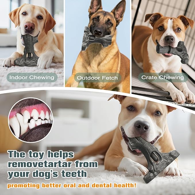 Bully Stick Holder for Dogs, Dog Frozen Toy, Though Dog Toys for Aggressive Chewer, Sturdy Dogs Chew Holder Safety Device to Prevent Choking, BPA-Free, Long-Lasting -Fits Various Bully Sticks