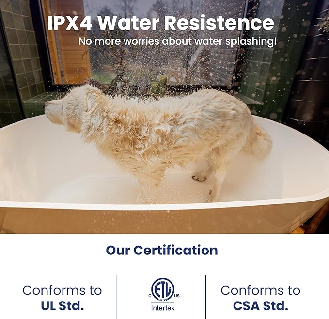 PAWSPIK Professional Dog Grooming Vacuum Kit, Dogs & Cats, Direct Handheld Control, 7 Grooming Tools, Deshedding and Dematting for Grooming, Large 2.2L Dust Bin, UL, HEPA Filter