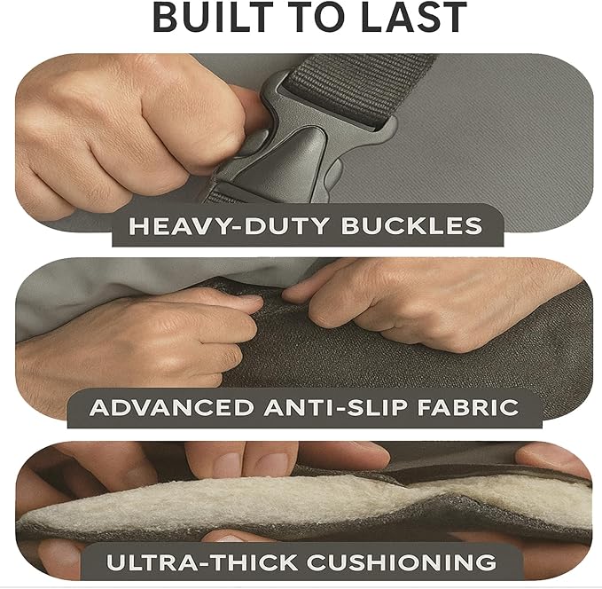 Universal Cargo Liner for SUV – Waterproof Dog Trunk Mat, Non-Slip Back Seat Protector, Car Bed Cover, Pet Barrier, Rear Liner Accessories for Trucks & Sedans, Universal Fit Trunk Cover