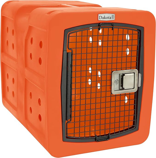 dakota283 Medium Kennel -Frame Door- Orange