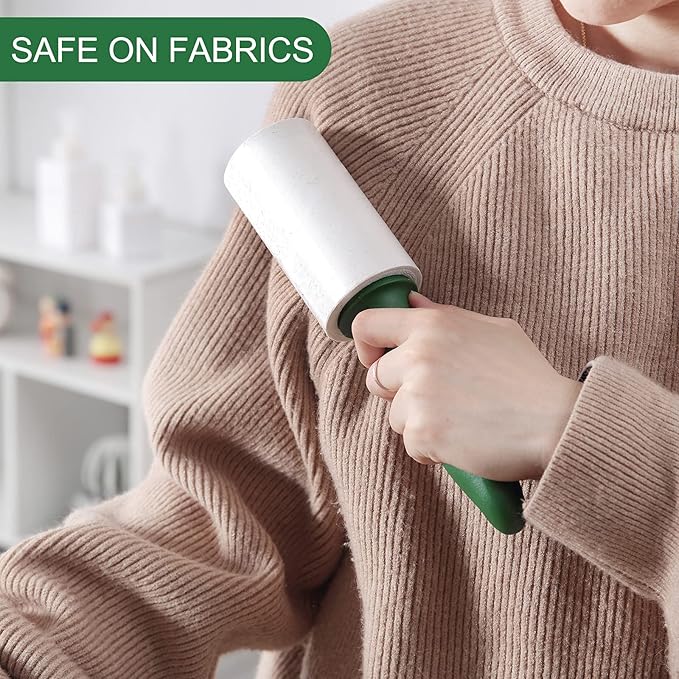 Fedicelly Lint Rollers Pet Hair Extra Sticky Clothes,Cat Dog Hair Remover Laundry Furniture Carpet,Total 800 Sheets Lint Remover Brush for Couch