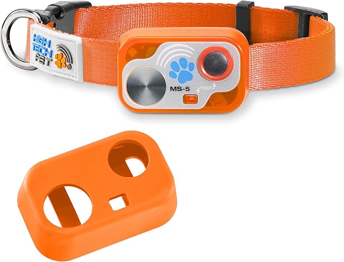 Genuine High Tech Pet MS-5 with Deluxe Collar (Orange, Medium)