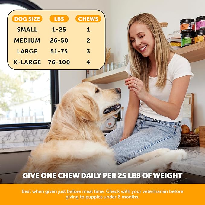 Dog Allergy + Itch Relief Max Strength Chews – Probiotic Supplement for Dogs with Colostrum, Omega Fatty Acids – Supports Seasonal Allergy Relief, Healthy Skin, Coat & Immune System (Chicken, 90ct)