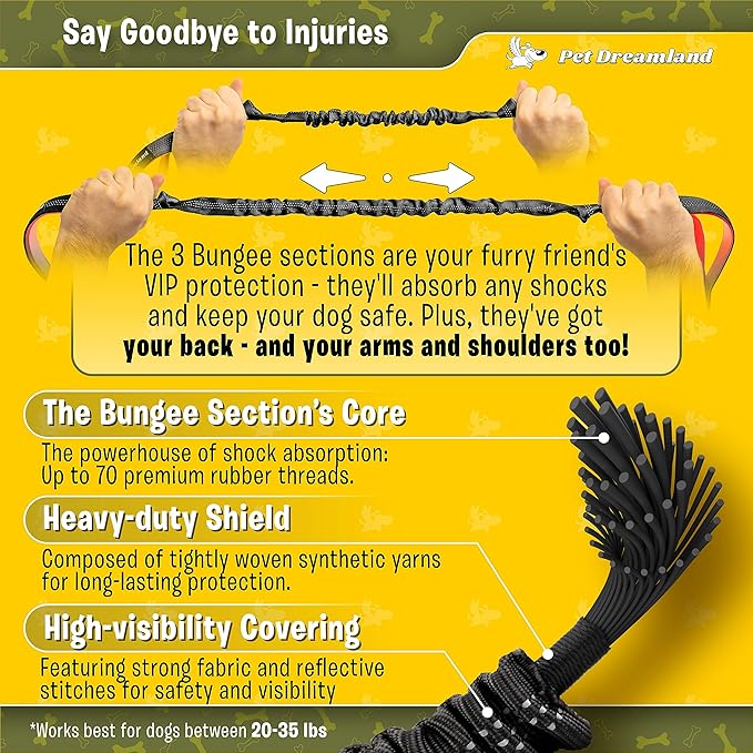 Exquisite Hands-Free Leash for Medium Dogs: Ultimate Comfort & Freedom for Running, Walking, Hiking. Premium Quality, Durable & Versatile Waist Dog Leash Belt. Your Dog Will Love It