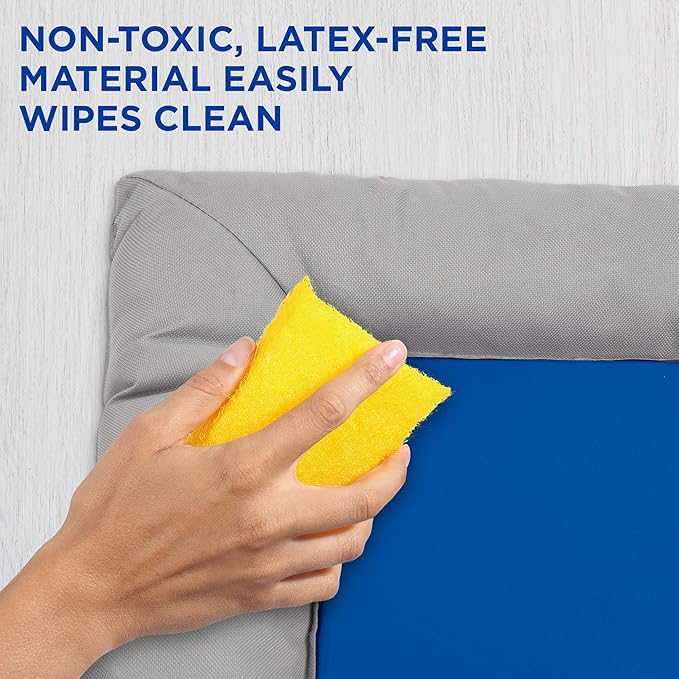 Arf Pets Dog Self Cooling Bed Pet Bed – Solid Gel Based Self Cooling Mat for Pets, Includes a Foam Based Bolster Bed for Extra Comfort