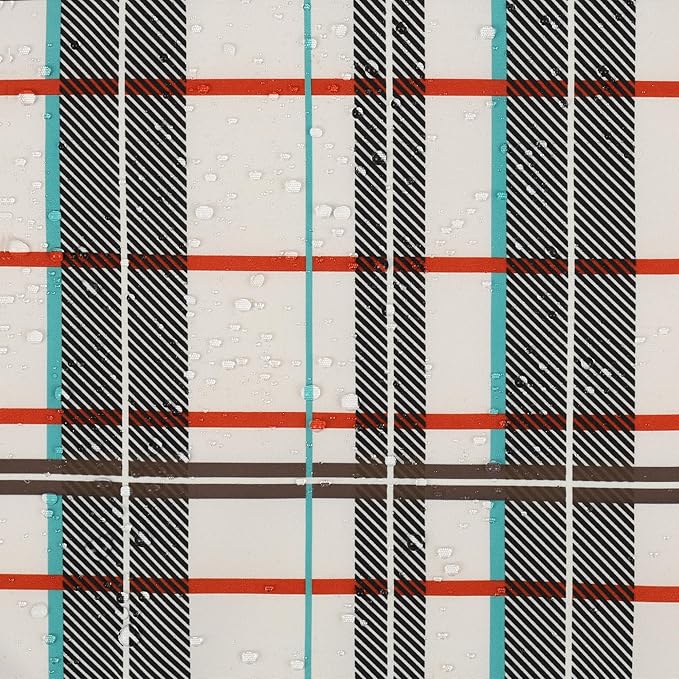 Dog Raincoats for Small Dogs Puppies Waterproof Hooded Rain Jacket with Reflective Strips Leash Hole & Poncho Adjustable Fit (Plaid,S)