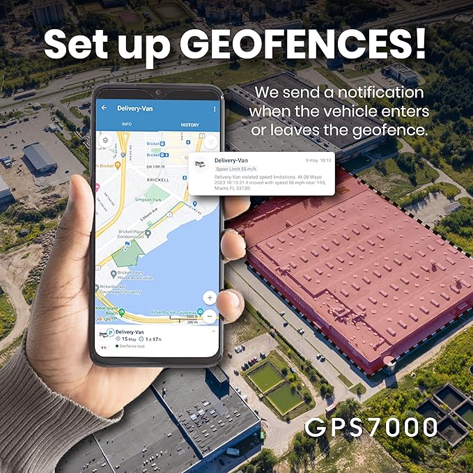 GPS7000-4G Hidden GPS Tracker for Vehicles | 6 Months of Service Included |Easy Self-Installation| After The 6 Months Included in The Service, You can Choose to Suscribe | No Hidden Fees