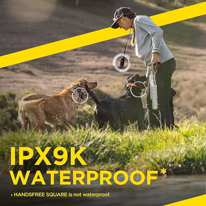 Dogtra 1900S HandsFree Plus Dog Training Collar with Remote for Medium and Large Dogs - 3/4 Mile Range, Electric Dog collar, Waterproof, Vibrating, Rechargeable Correction Ecollar, 127 Training Levels