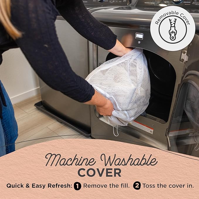 Best Friends by Sheri Shag Lounge Bed Calming Faux Fur Dog Bed, Taupe, Large 36" x 27"