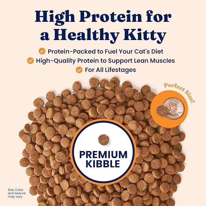 Solid Gold High Protein Dry Cat Food - Grain Free & Gluten Free Alaskan Pollock Cat Dry Food w/Probiotics for Gut Health & Digestion - High Fiber & Omega 3 - Low Carb Superfood Kibble - All Ages-12LB