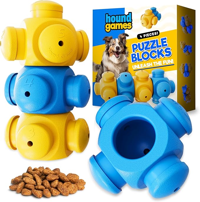 Dog Puzzle Toys for Smart Dogs, Boredom Busters, Mentally Stimulating, Hard Puzzle, Difficult Toys to Keep Them Busy, Cognitive Dog Games, Puppy Puzzle Toys