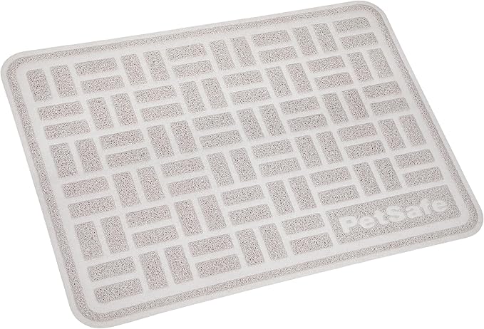 PetSafe Cat Litter Mat - Waterproof Litter Trapping Mat for Hygienic Clean Floors - Anti-Slip Double Layer Back - Cat-Friendly Texture for Sensitive Paws