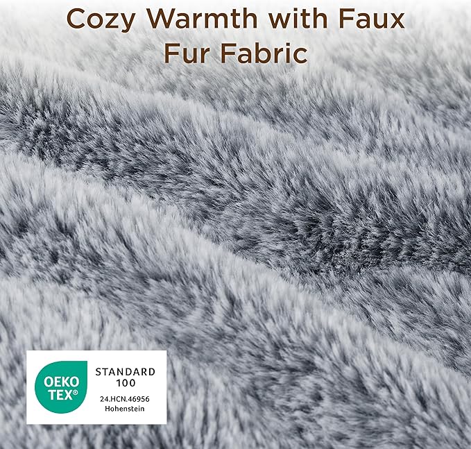 Bedsure Self Warming Cat Bed, Extra Warm Self Heating Mat for Cats & Dogs Non Electric, Anti-Slip Small Thermal Pet Pad Indoor with Removable Washable Cover, 24" x 18",Grey