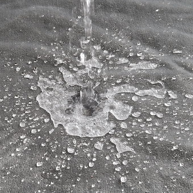 Waterproof Blanket for Bed Couch Sofa, Soft Liquid Pee Proof Pet Blanket for Dog Puppy Cat, Reversible Sherpa Fleece Furniture Protector (Grey, 60x80 inches)