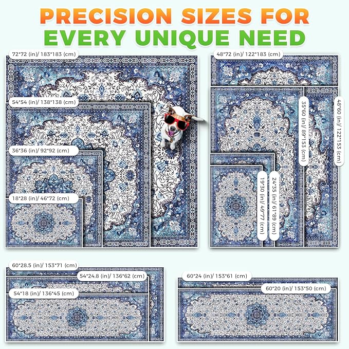 Hompet 2 Pack Super Absorbent Dog Door Mat for Muddy Paws, Washable Pee Pads for Dogs, Reusable Puppy Training Pads, Quick Dry Non-Slip Pet Entryway Rug, Leak-Proof Potty Pad for Indoor Floors 18x54