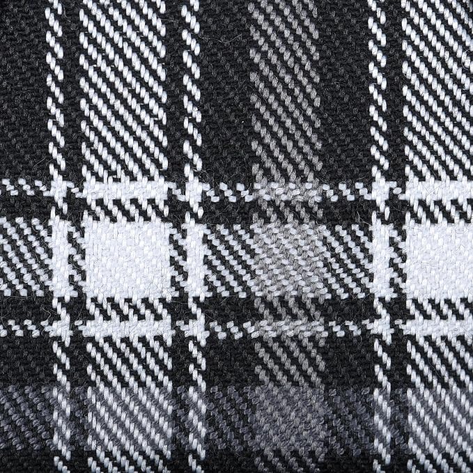 GAMUDA Small Dog Harness Collar and Leash Set, Step in No Chock No Pull Soft Mesh Adjustable Dog Vest Harnesses Plaid Reflective for Dogs Puppy Cats Kitten Rabbit (Black, XXS)