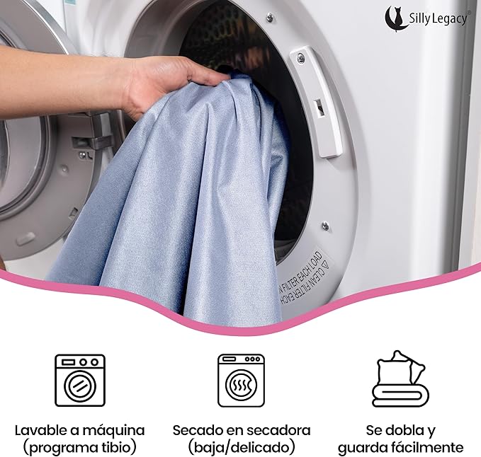 SILLY LEGACY Thin Reversible Waterproof Protective Cover or Liner for Bed or Couch (Twin Size, 90 x 55 inch), for Dogs and Cats, Babies; Incontinence, Dirt, Drool