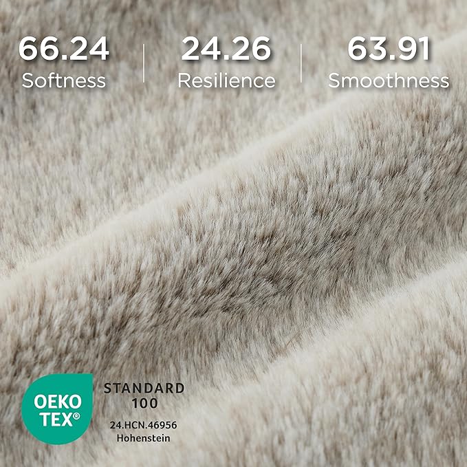 Bedsure Washable Dog Bed Small Medium Size Dog - Rectangle Fluffy Plush Pet Bed Puppy Bed, Comfy Corduroy Fleece and Nonskid Bottom,25x21x7inches,Suitable for Pet Up to 20lbs,Brown