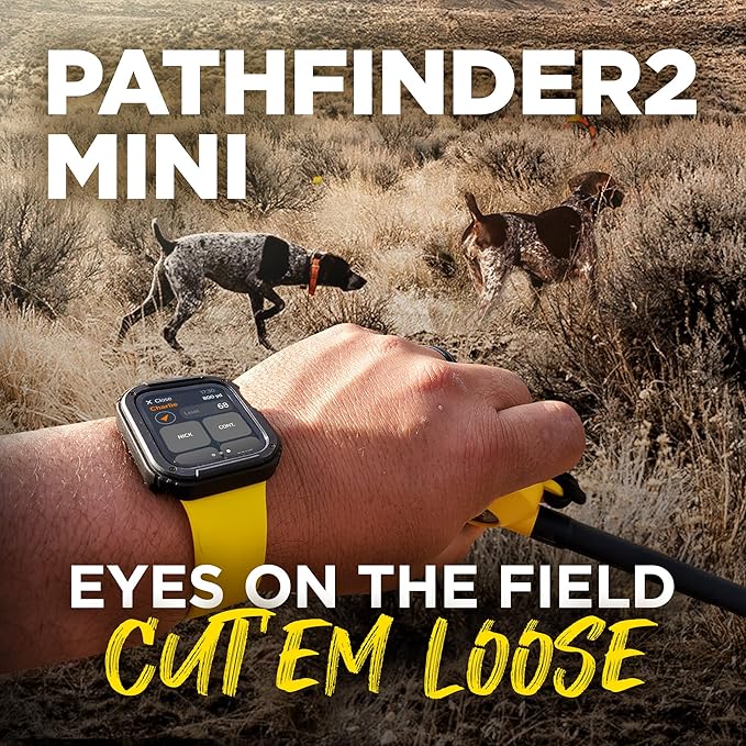 Dogtra PATHFINDER 2 MINI Additional Receiver Dog GPS Tracker e Collar Black LED Light No monthly fees Free App Waterproof Smartwatch control Satellite Real Time tracking long range Smartphone required