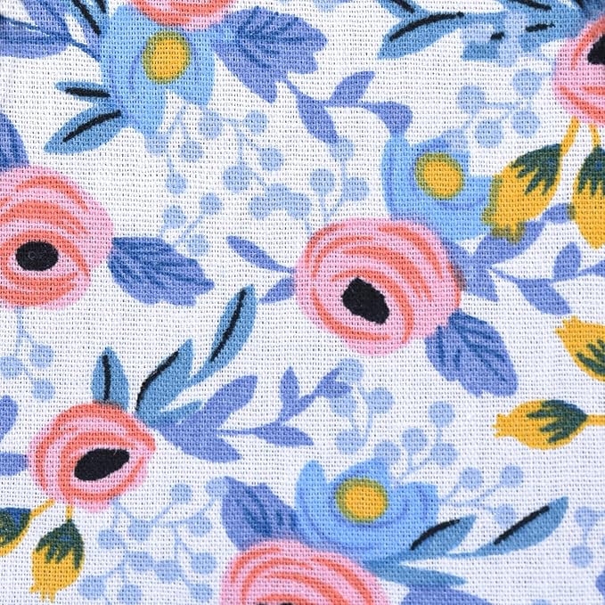 GAMUDA Small Dog Harness Collar and Leash Set, Step in No Chock No Pull Soft Mesh Adjustable Dog Vest Harnesses Plaid Reflective for Dogs Puppy Cats Kitten Rabbit (Blue Flower, S)