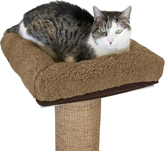 Kitty City Sisal Post Scratcher Perch Platform Attachment Accessory (Perch Platform Only)