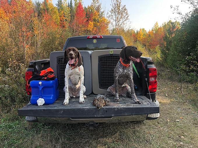 dakota283 Dakota 283 Large Kennel -Frame Door- Dark Granite