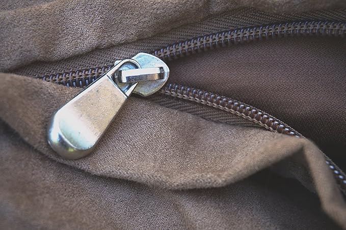 Dogbed4less Orthopedic Waterproof Durable Gel Cool Memory Foam Dog Bed for Large Dogs, Microsuede in Brown Color, Jumbo 55X47X4 Inches