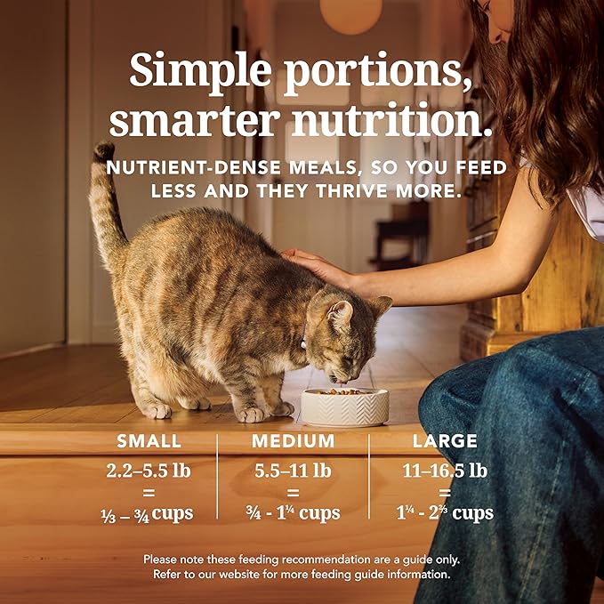 Feline Natural Freeze Dried Cat Food - Grain-Free and High Protein Cat Food from New Zealand, Complete Meal or Topper for Kittens, Adults, and Senior Cats, Grass-Fed Lamb and Venison, 11 oz