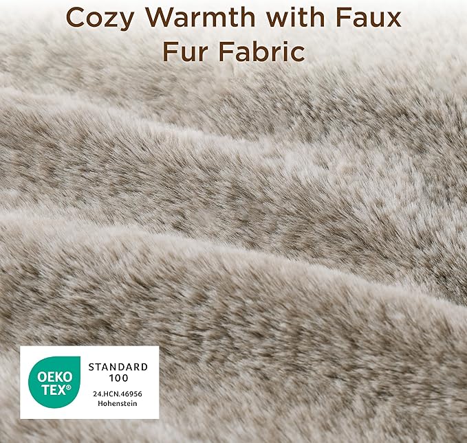 Bedsure Self Warming Cat Bed, Extra Warm Self Heating Mat for Cats & Dogs Non Electric, Anti-Slip Medium Thermal Pet Pad Indoor with Removable Washable Cover, 29" x 19",Brown