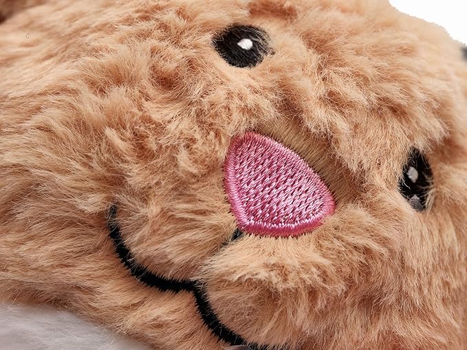 Flourish Pets 2 in 1 Multi-Layer Chew Toy for Active Dogs | Non-Toxic BPA Free Double Stitched Soft Fabric Exterior Dog Toys | Long-Lasting Dog Plush Toys – Bunny 3.5"