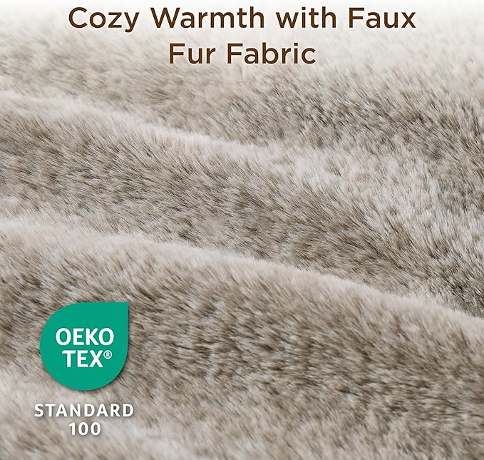 Bedsure Self Warming Cat Bed, Extra Warm Self Heating Mat for Cats & Dogs Non Electric, Anti-Slip Small Thermal Pet Pad Indoor with Removable Washable Cover, 24" x 18",Brown