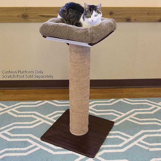 Kitty City Sisal Post Scratcher Perch Platform Attachment Accessory (Perch Platform Only)