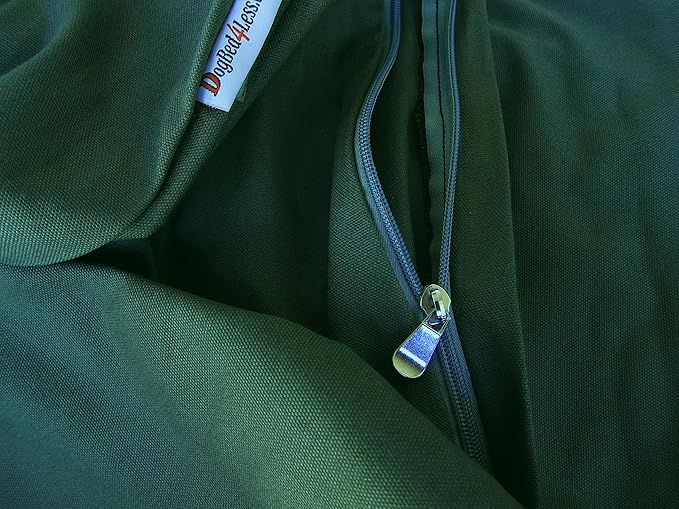 Dogbed4less Orthopedic Gel Infused Memory Foam Dog Bed, Waterproof Liner with Durable Canvas Cover, 37X27X4 Inch