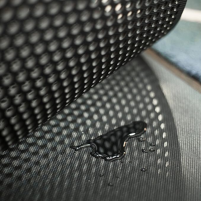 iPrimio Jumbo Cat Kitty Litter Box Trapper Mat 29x27 - Kitty Litter Mat - Mat Rug Traps and Catches Litter Through Large Holes, Multi-Layer Bottom Repels Urine, Perfect for Messy Cats