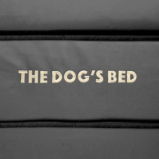 The Dog’s Bed Orthopedic Dog Bed, XXL Grey with Black Trim, Waterproof, Supportive Dog Bed with Washable Replaceable Covers, Veterinary Approved