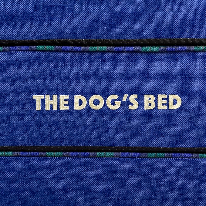 The Dog’s Bed Orthopedic Memory Foam Dog Bed, Medium Black Watch Tartan, Pain Relief Arthritis, Hip & Elbow Dysplasia, Post Surgery, Lameness Supportive, Waterproof Washable Cover, Veterinary Approved
