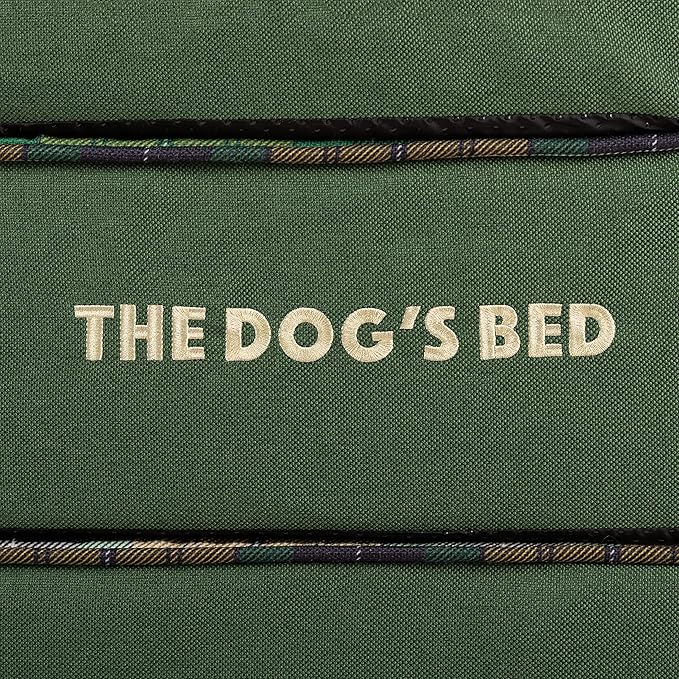 The Dog’s Bed Orthopedic Memory Foam Dog Bed, XXL Green Tartan, Pain Relief for Arthritis, Hip & Elbow Dysplasia, Post Surgery, Lameness, Supportive, Waterproof Washable Cover, Veterinary Approved