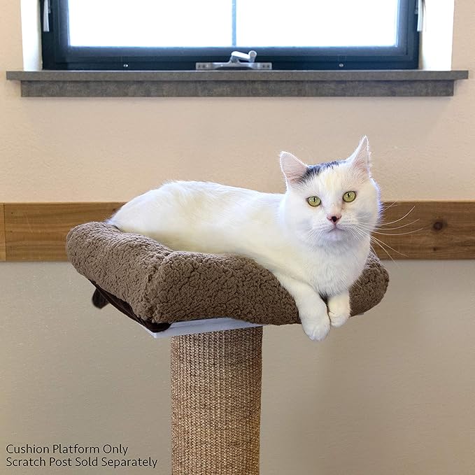 Kitty City Sisal Post Scratcher Perch Platform Attachment Accessory (Perch Platform Only)