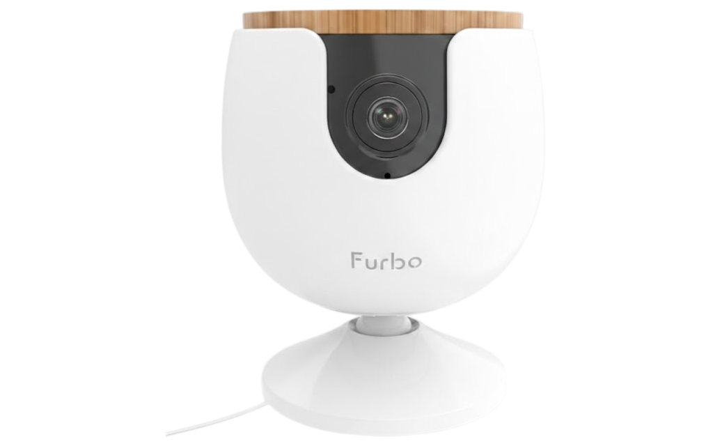 Furbo Mini Pet Camera: Security Cam w/Barking/Meowing Alerts, Cat or Dog Tracking w/Phone App, Smart Home Indoor Monitoring, 2-Way Speaker. No Subscription Needed. Standard See, Talk & Toss Features
